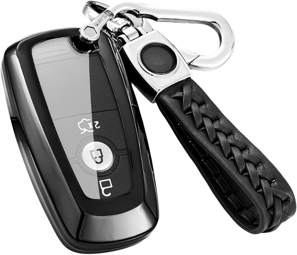 Sleuteltas met Sleutelhanger - voor Z.MYUKI Transit Custom 2023-2024-2025 - beschermt uw sleutels - SnelShoppen