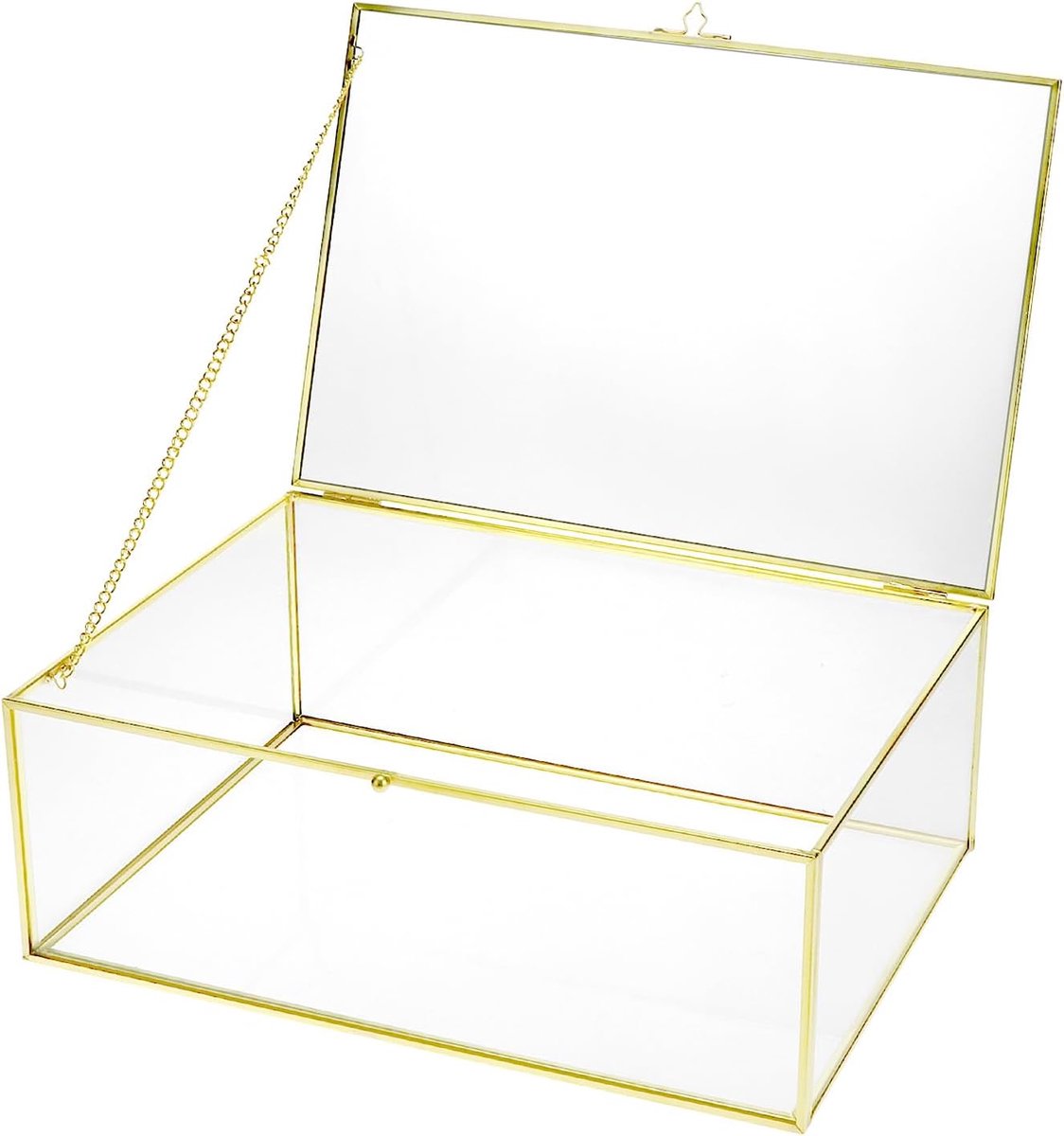 Sieradenbox met deksel - Goud vintage design - Ruime opbergruimte - Perfect voor sieraaddisplay - SnelShoppen