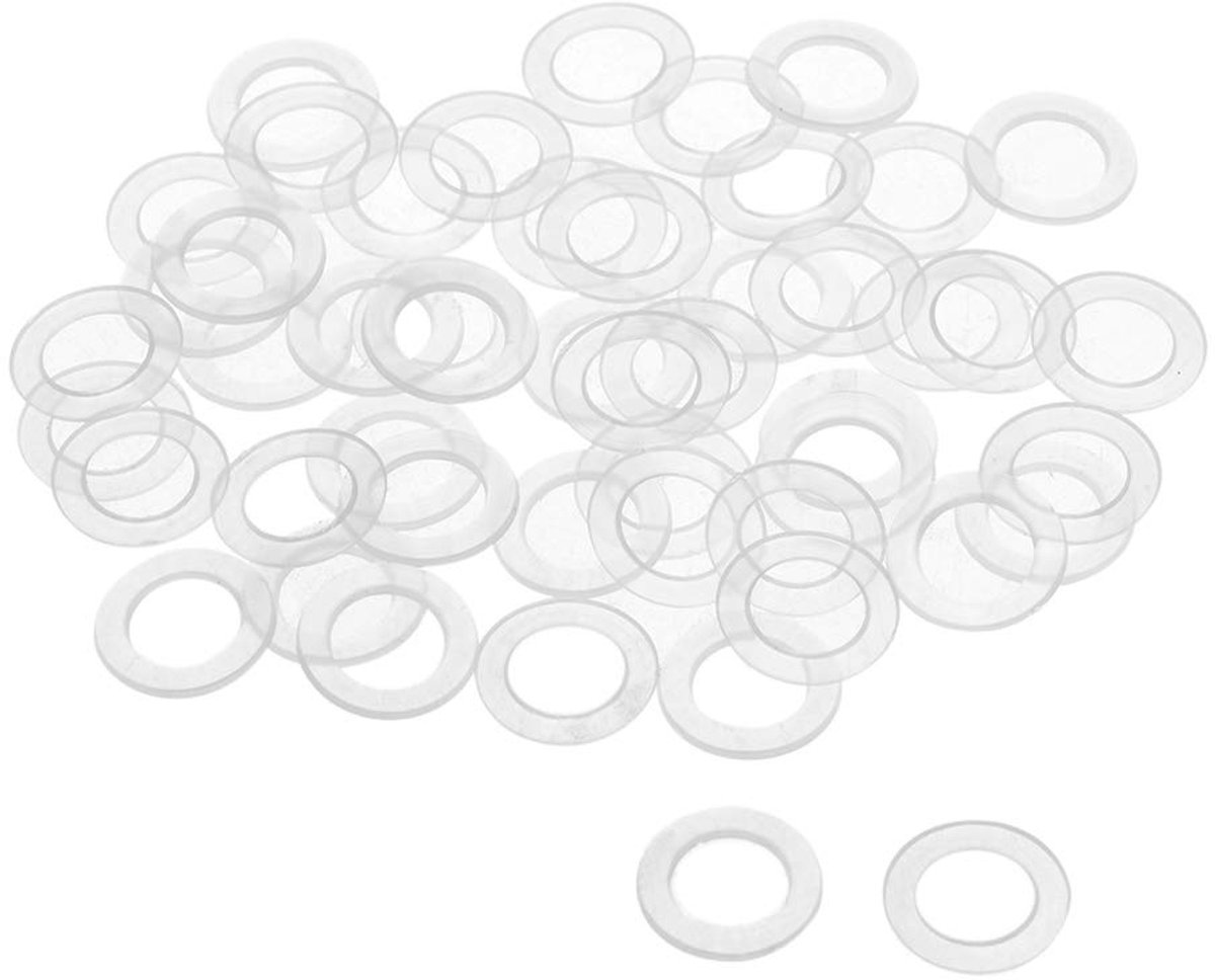Platte ringen M4 bouten 8,5 mm OD 1 mm dik helder M8x13mmx0.8mm