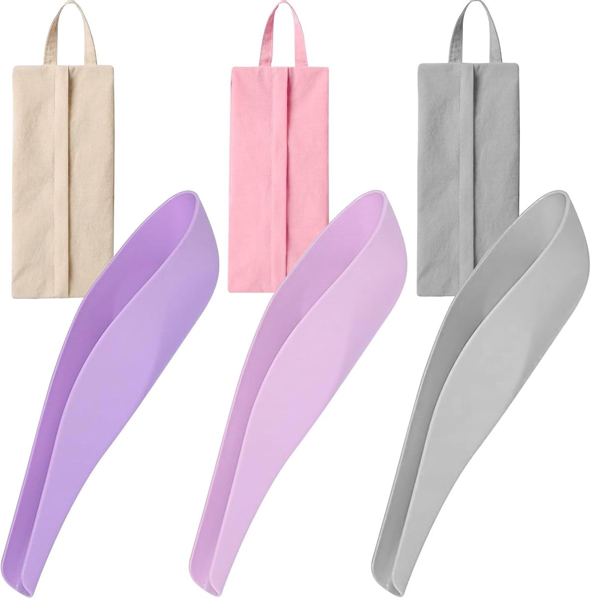3 stuks urinoir voor dames met opbergtas, draagbaar en herbruikbaar urinoir om te staan plassen, hulp voor dames, outdoor toilet voor kamperen, wandelen, skiën en reizen