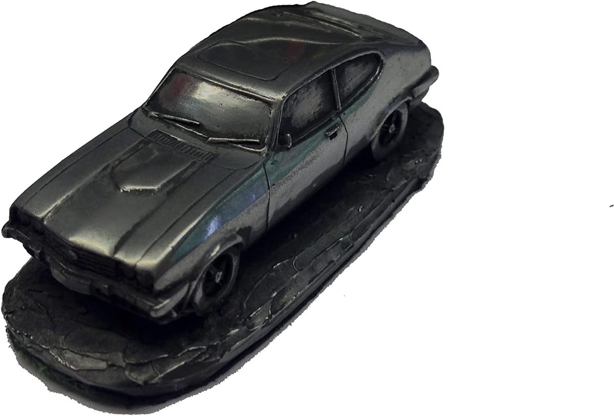 Schaal model auto 1.92 - Capri Mk3 ref74 zwart - handgemaakt - lichtgewicht en krasbestendig - SnelShoppen