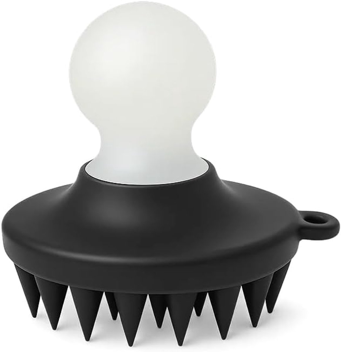 Hoofdhuidstimulator, shampoo haarborstel voor peeling en hoofdmassage, siliconen kam verzorging haarwortel, gezond hoofd zonder roos, stimuleert de haargroei, activeert de haarwortels