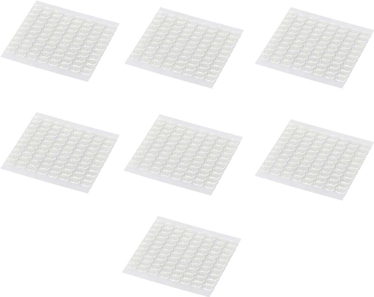 Dubbelzijdige transparante plakstippen 560 stuks - 13 x 8 mm - extra sterk - ideaal voor fotostickers - SnelShoppen