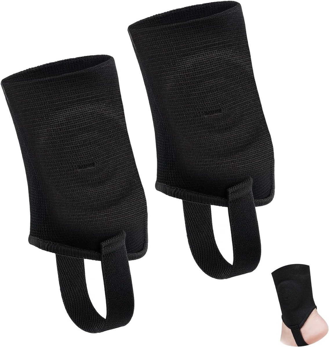 1 paar, zwart, voetbalaccessoires voor voetbal, volleybal, oefeningen