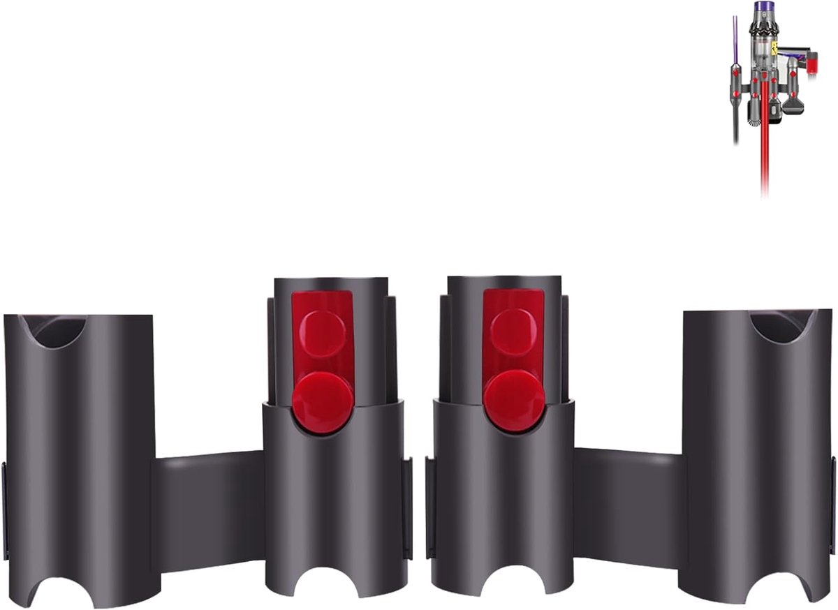 2 stuks accessoirehouders, dockingstation wandhouder compatibel met Dyson V7 V8 V10 V11 V15 Outsize stofzuiger