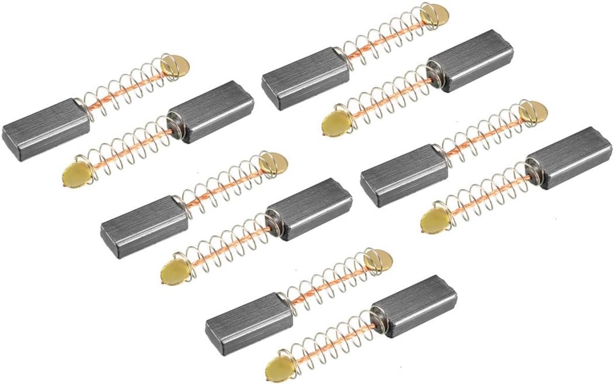 borstel, reparatie, elektrische motor, 11 x 6 x 4 mm, reserveonderdeel, 10 stuks