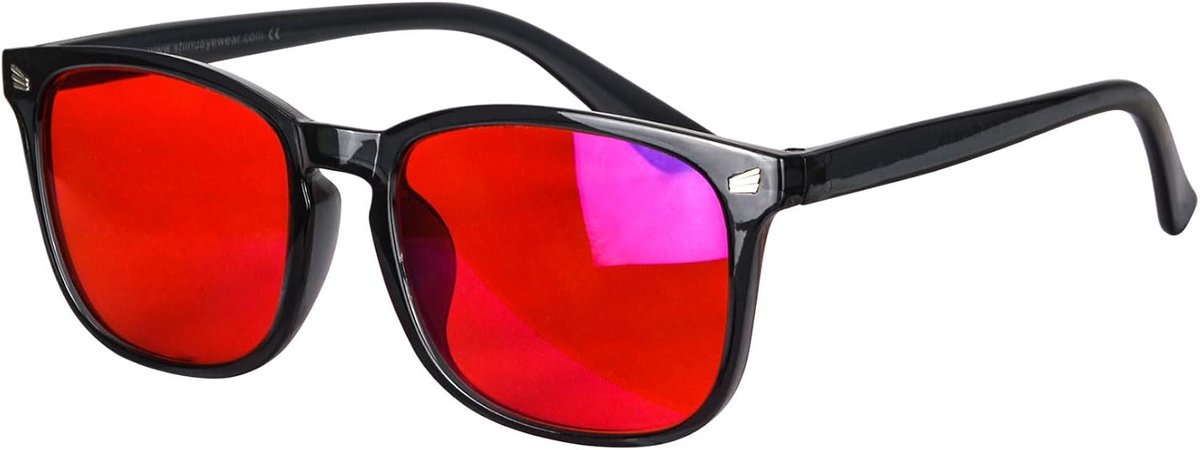 Slaapbril Met Rode Bril Blaulichtfilterbrille Voor Beter Slaap Nacht-Blaulichtschutzbrille Met Vierkant Frame
