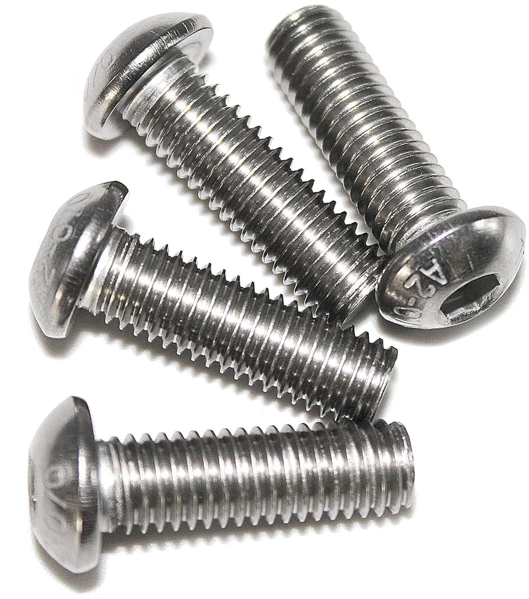 7380 lensschroef met binnenzeskant roestvrij staal A2 M4x 25 mm 50 stuks