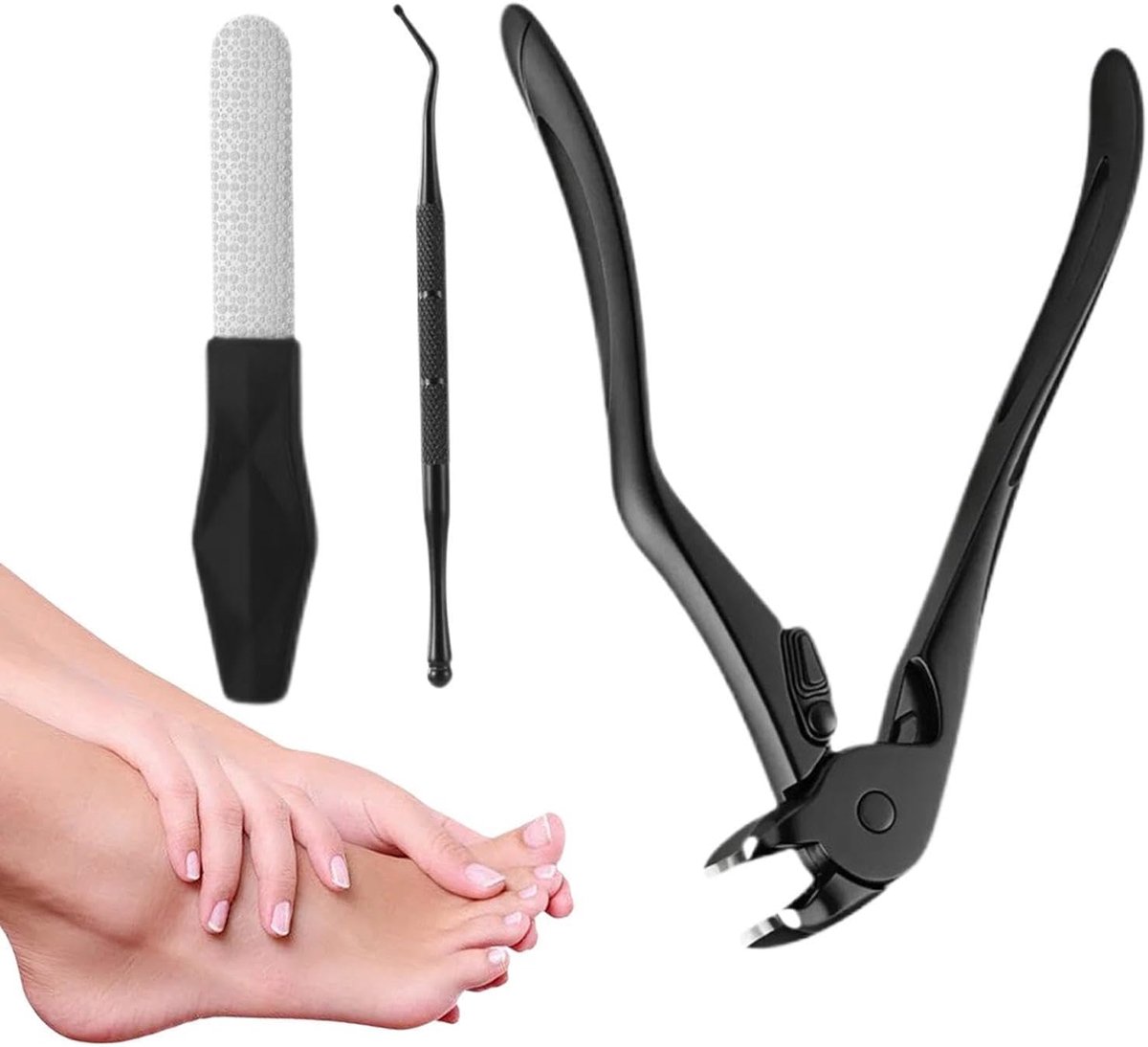 Nagelknippers voor Mannen Ergonomische Antislip Vingernagelknippers | Met brede opening teennagelclipper Tijdens het Reizen Thuisgebruik op het Werk Studentenflat