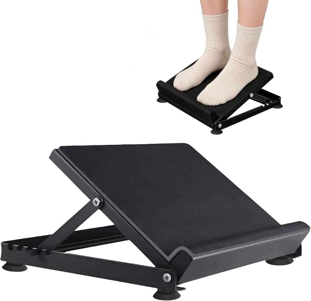 Kuitstretcher, sleehak, wigvormige kniebuigblok, kuittrainer kuitstrekker