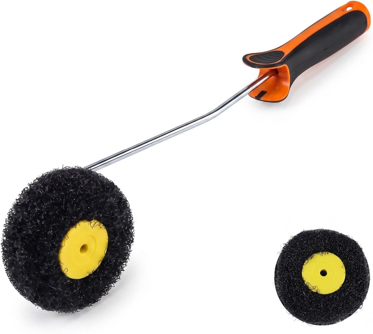 Roller voor plamuurmassa - 10 cm - microfiber - ideaal voor een gelijkmatige afwerking - ShopVlot