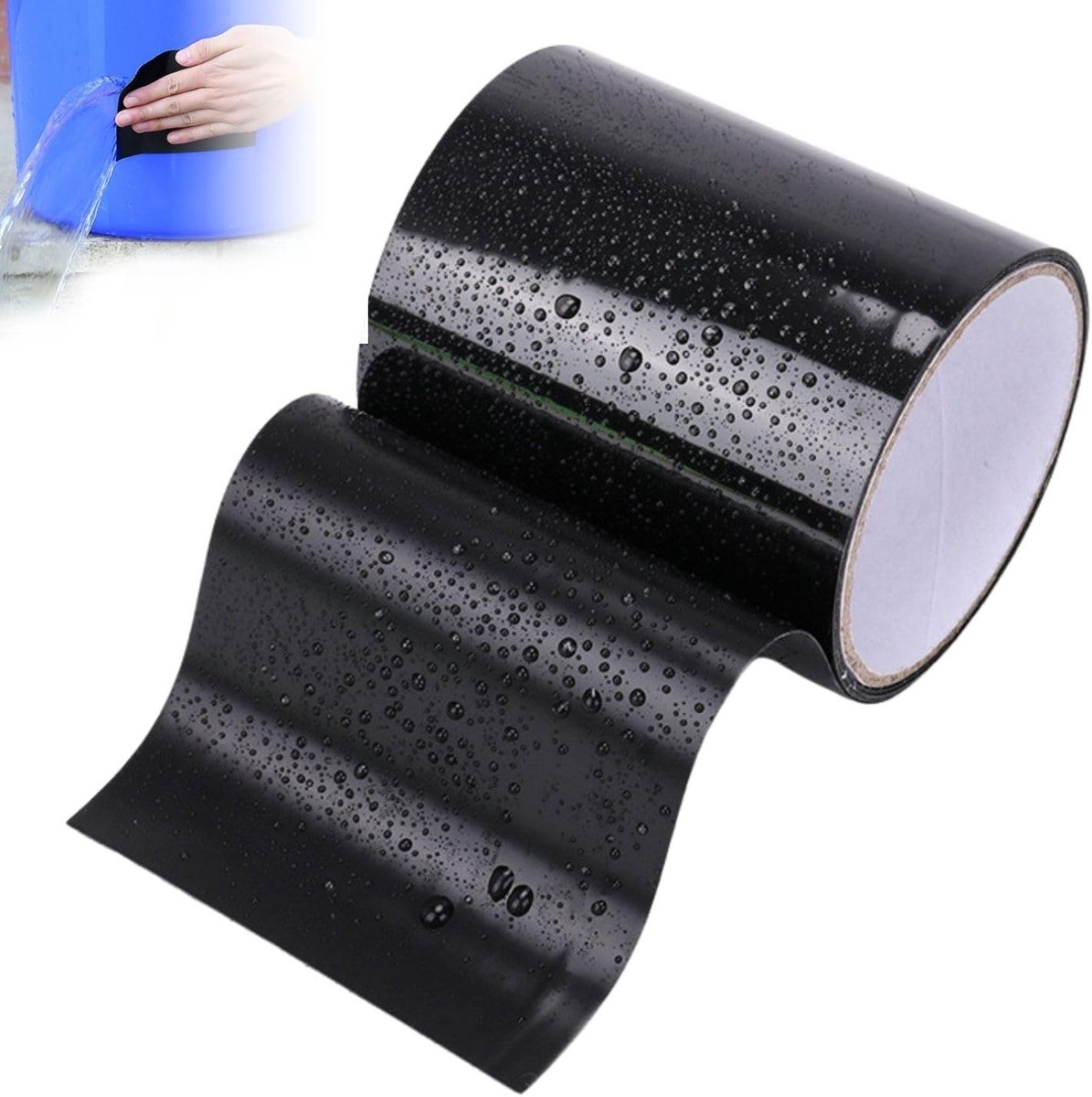 Vijverfolie reparatietape 10 x 150 cm - waterdicht plakband - sterke kleeflaag - directe en duurzame reparatie - ShopVlot