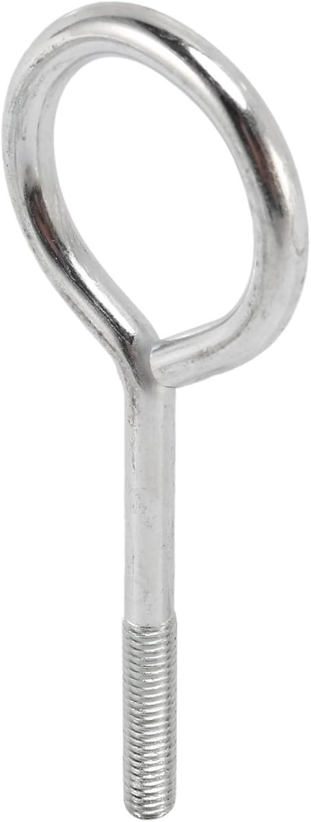 Trampolineschroeven 6mm - verzinkt staal - met ronde moeronderdelen - perfecte bevestiging voor trampoline - ShopVlot