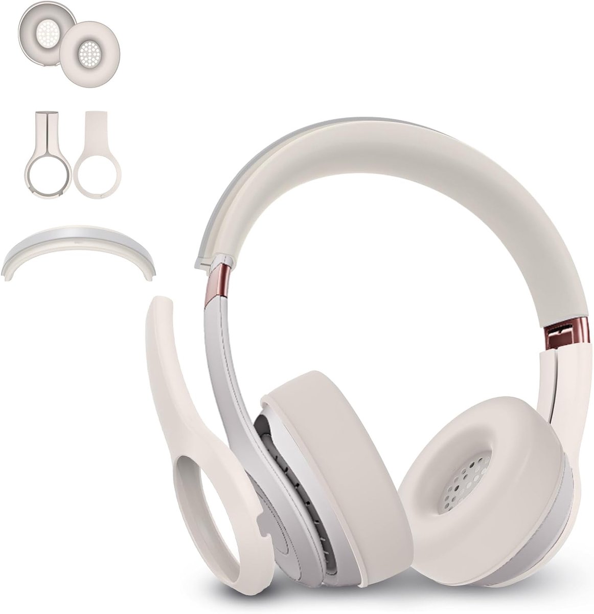 Siliconen beschermhoes voor Beats Solo 4 - 3-delige behuizing - kras- en schokbestendig - perfecte pasvorm - ShopVlot