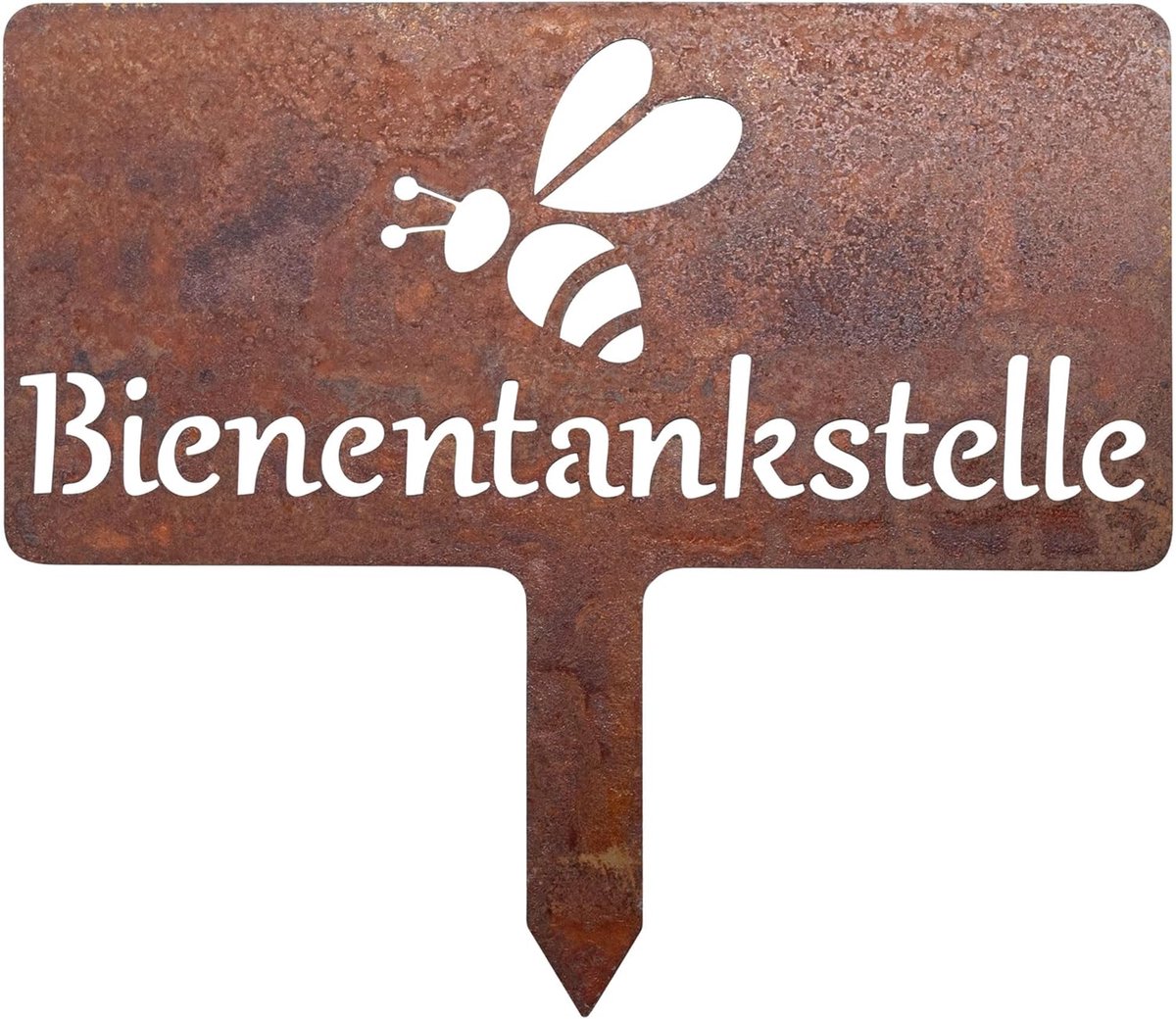 Tuinplug bijenvulling station - metalen roestvrij staal - weerbestendig - decoratie voor de tuin - ShopVlot