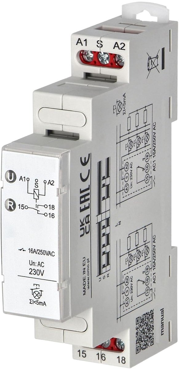 Relay installatie bistabiel - voor DIN-rail - enkele functie - voor de controle van circuits - SnelShoppen