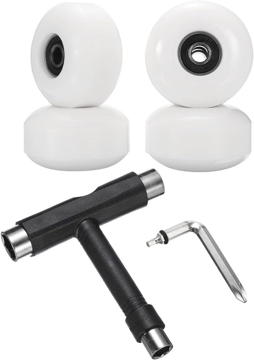 Skateboardwielen Straatwielen Cruiserwielen Skateboard Tricks Duurzaam PU Materiaal 52 mm 95A