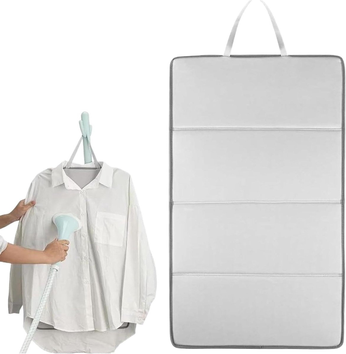 Stoomplank Kleding - Stoommat Strijkplank - Kleding Stomen - Opvouwbaar Ruimtebesparend - 68 x 41 cm - Meerkleurig