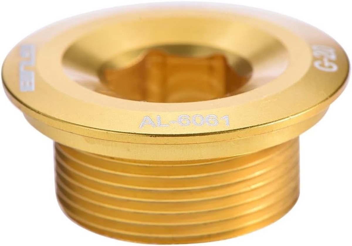 Fiets crank schroef 28 mm - Aluminiumlegering - Vervangingsschroef voor Shimano - Eenvoudige installatie - SnelShoppen
