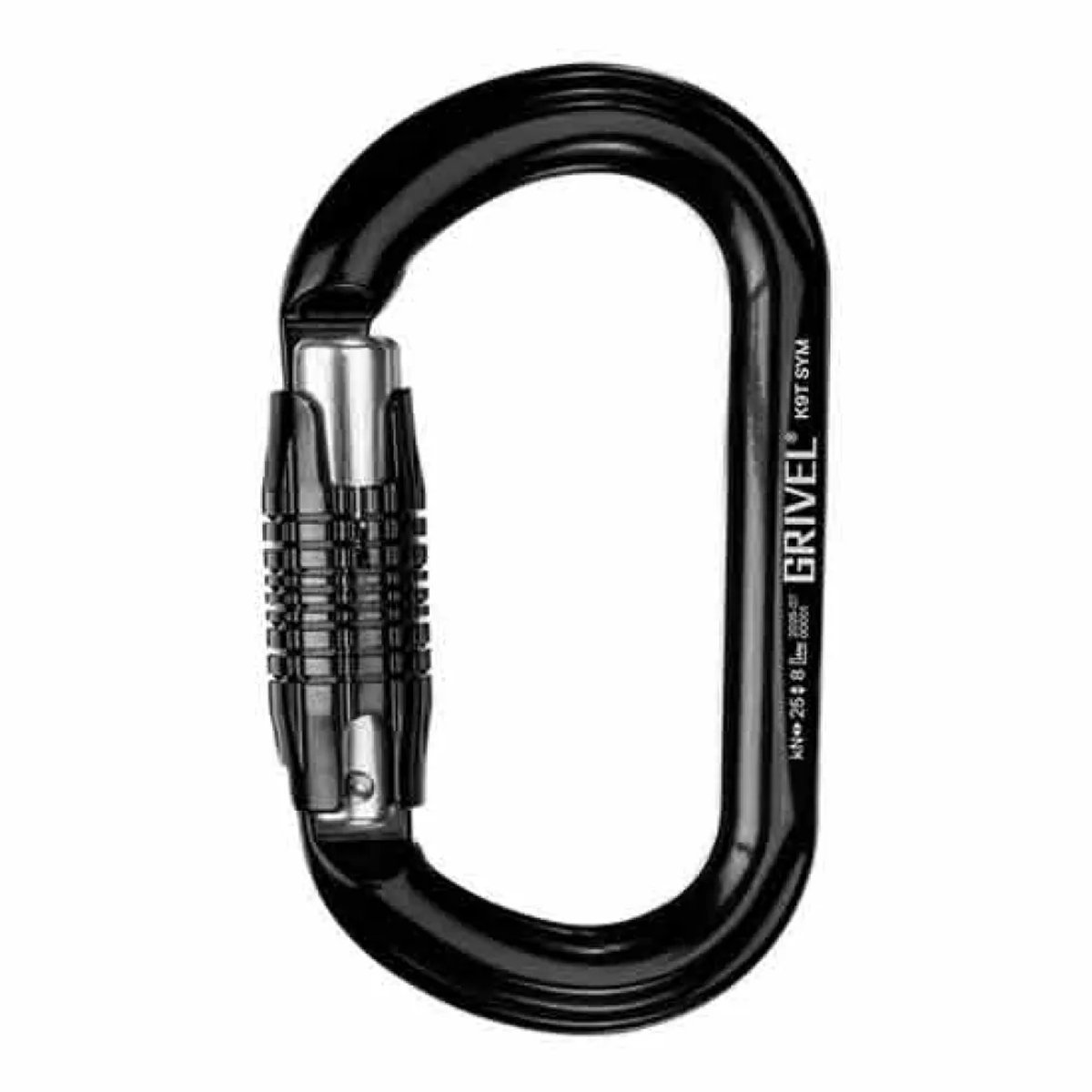 Grivel Sym K9t Twist Lock Karabijnhaak Zilver