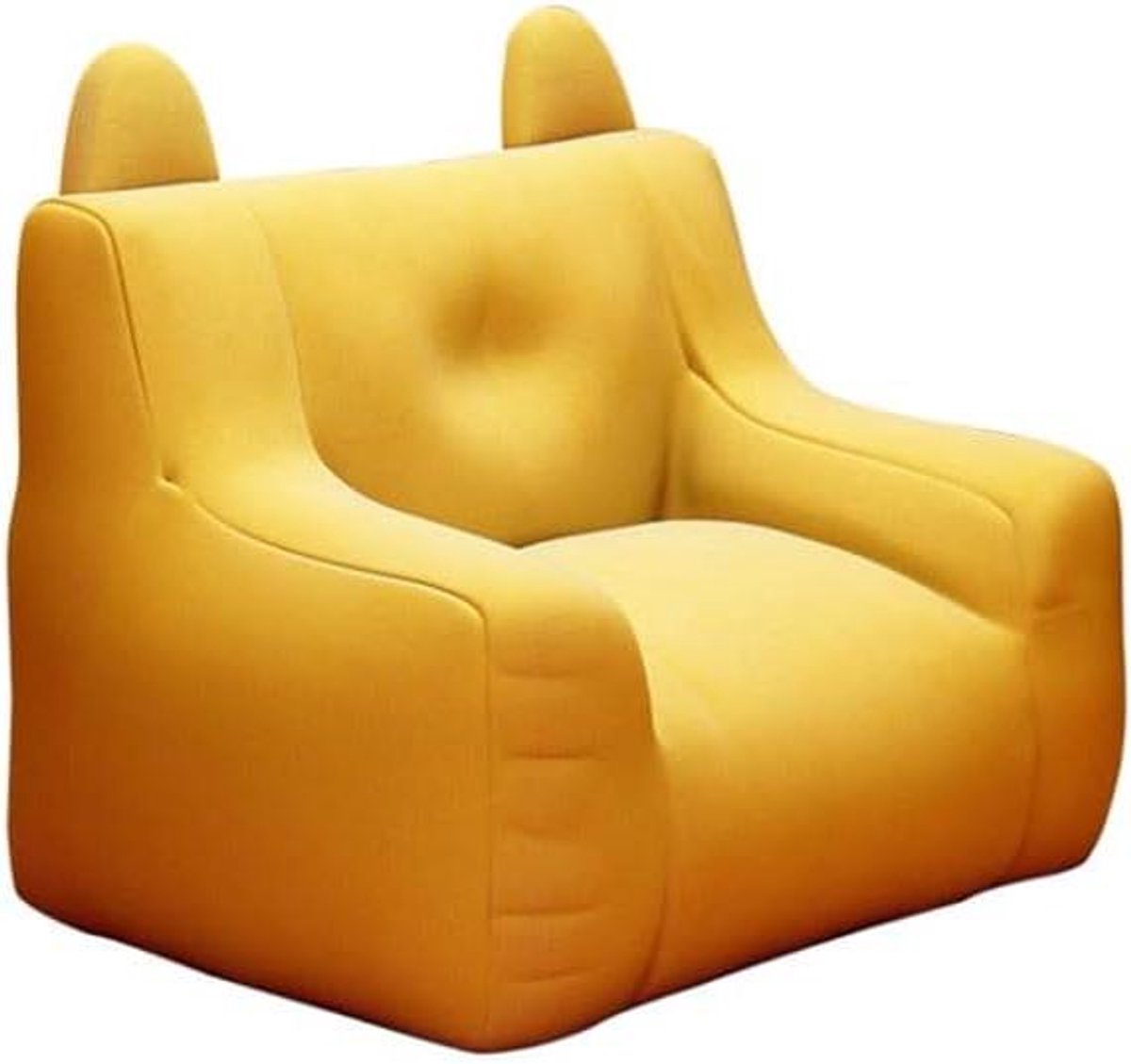 Zitzak Fauteuil - Luie Stoel Poef - Ontspannen Zitten - Ergonomisch Ontwerp - 52 x 52 x 48 cm - Grijs