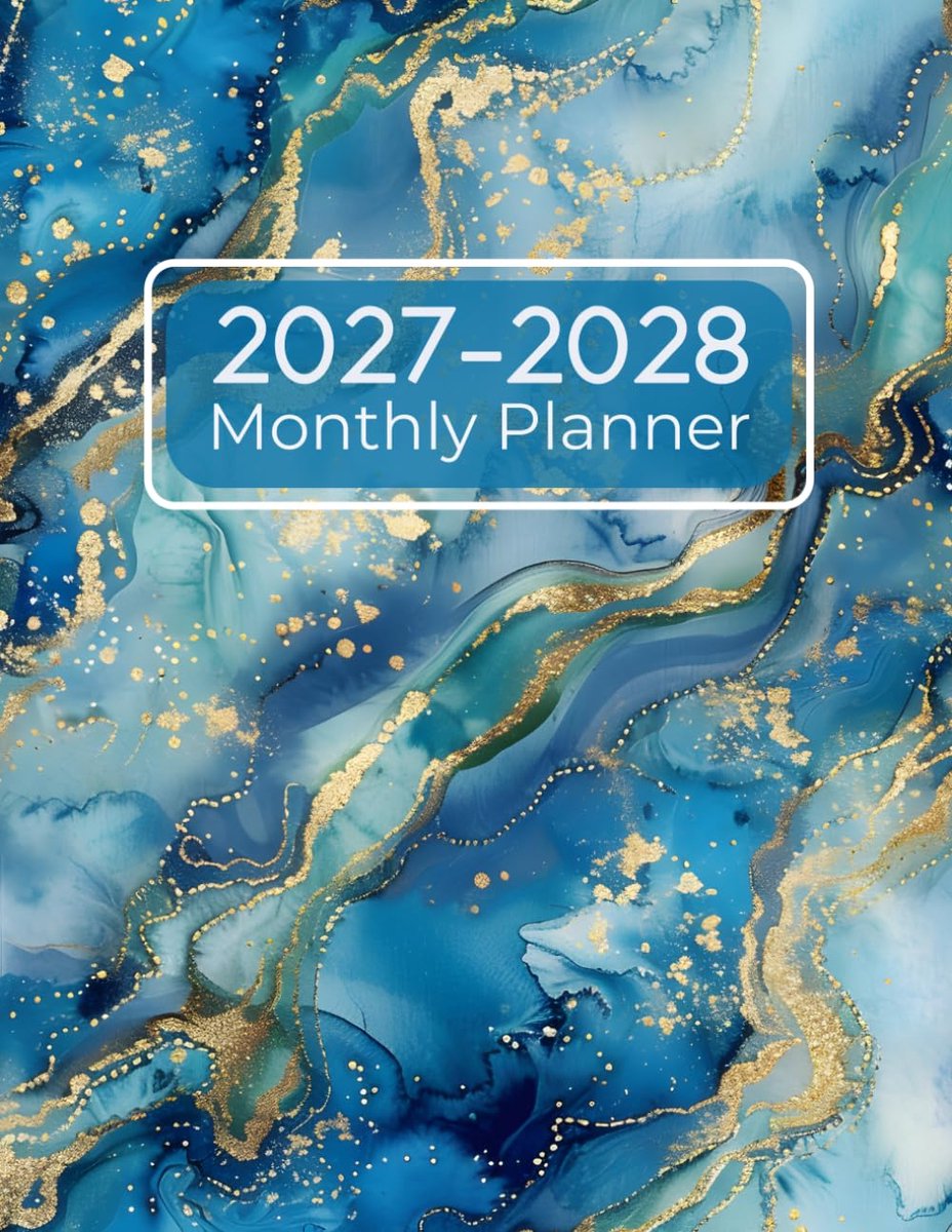 Maandplanner 2027-2028 - 2 Jaar - Compact formaat - Perfect voor organisatie - ShopVlot