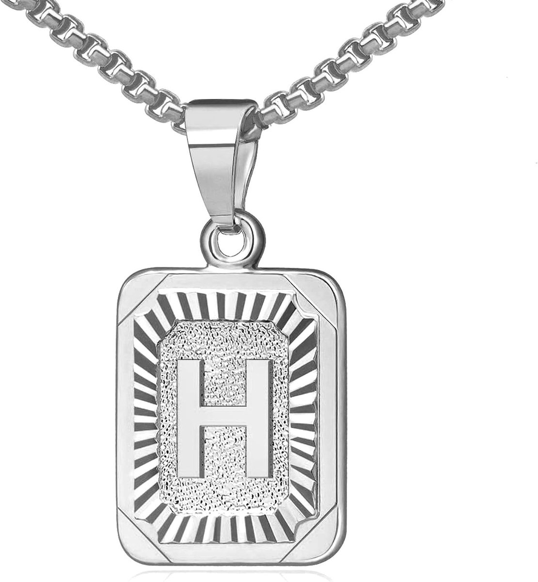 Stainless steel heren dames unisex - Flongo - stijlvol design - duurzaam en comfortabel - SnelShoppen