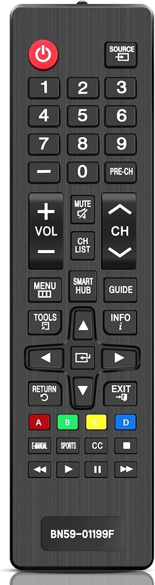 Universele tv-afstandsbediening - voor Samsung QLED UHD SUHD HDR - geen configuratie vereist - eenvoudig in gebruik - ShopVlot