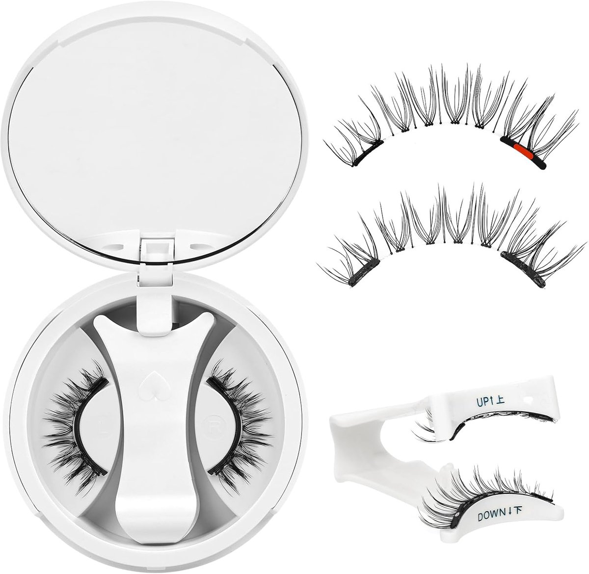 Ciglia magnetiche riutilizzabili - zachte en comfortabele wimpers - perfecte pasvorm voor elke oogvorm - ShopVlot