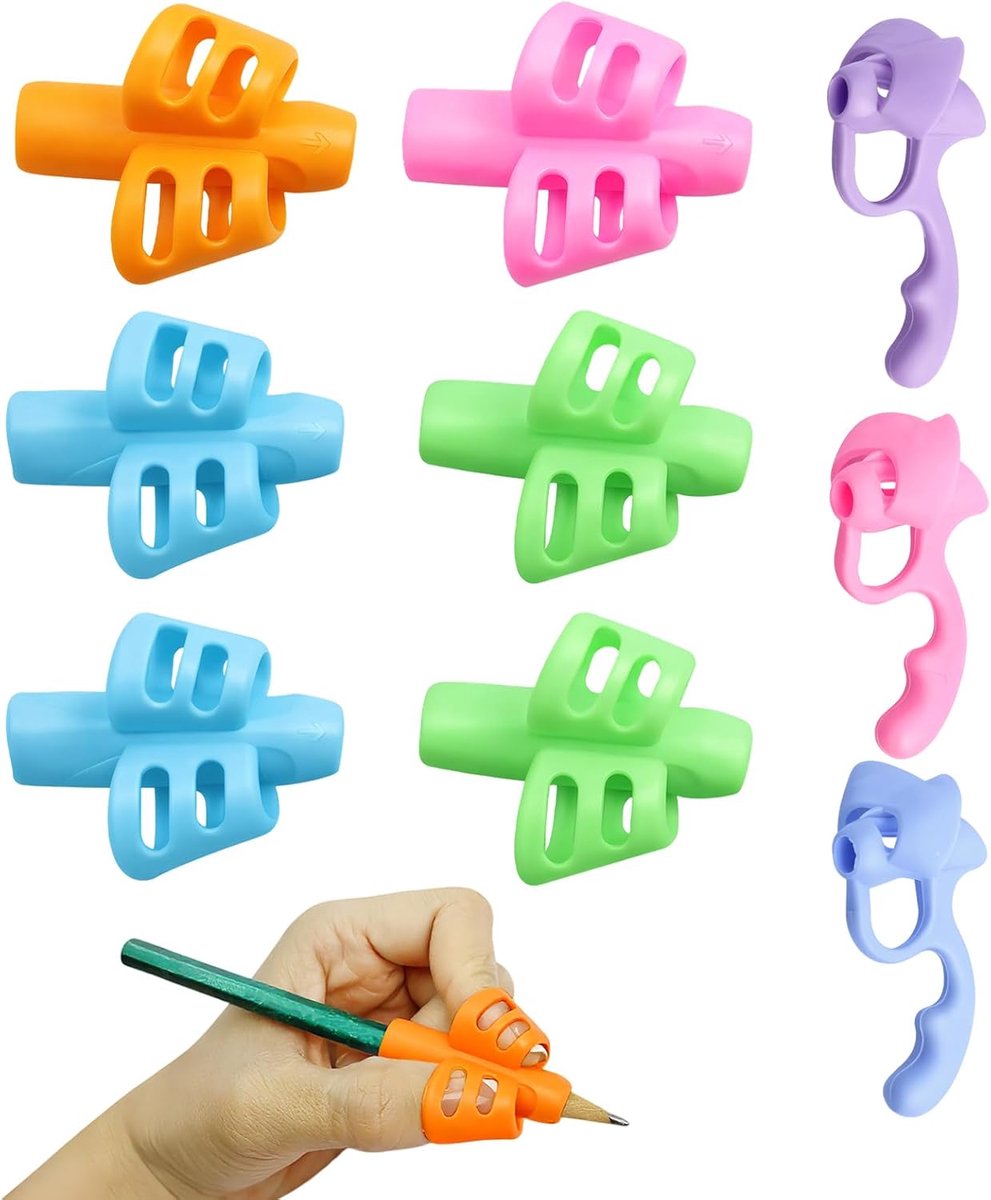 Potloodgrepen voor kinderen - ergonomische penhouders - handschrifttraining - ShopVlot