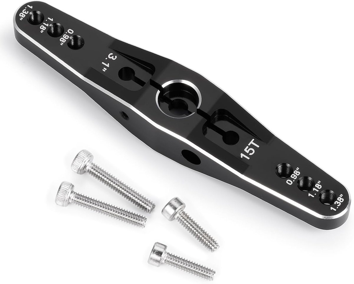 Stuurservo arm 15T - aluminium - dubbelzijdig - eenvoudig te installeren - ShopVlot