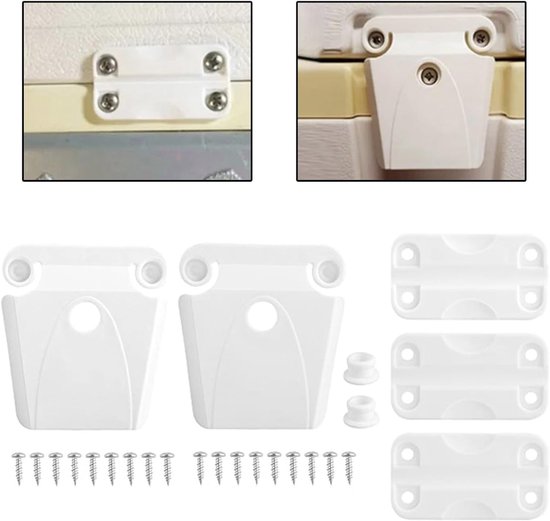 Reparatieset Koelbox - Sluitingen en Scharnieren - Koelbox Repareren - Speciaal voor Igloo - 50-165 Quart - Wit — afbeelding 4
