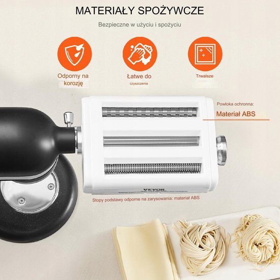 Multifunctionele pastamachine voor pasta, deeg, ravioli en lasagne — afbeelding 5