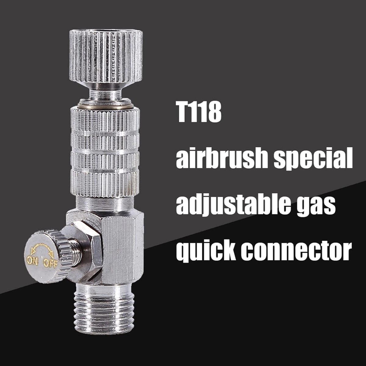 Harder en Steenbeck Airbrush 6×6×1 Airbrush-slang Snelkoppeling 1 8 Adapterfitting Koppelconnector
