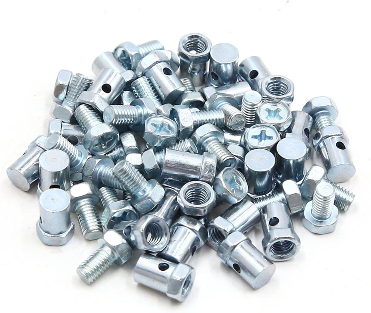 30 stuks mondstukken zonder solderen motorfiets scooter schroefdraad 5 mm remkabel