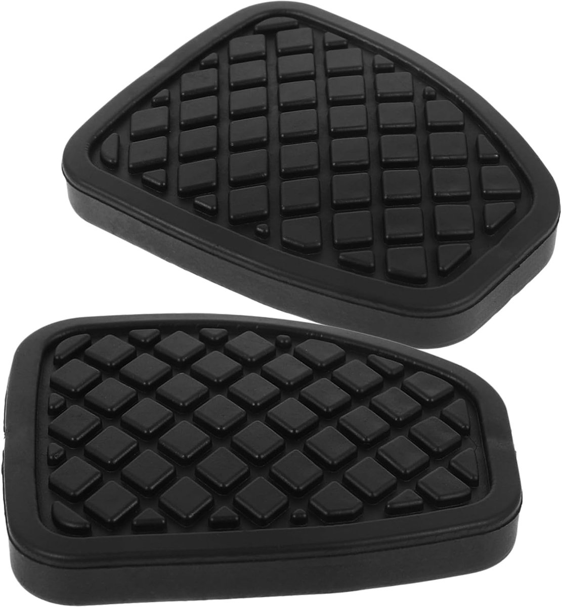 2 stuks voetpedaalafdekkingen voor auto, antislip en koppelingspedaalpads, eenvoudige installatie, verbeterde grip, compatibel met de meeste voertuigen