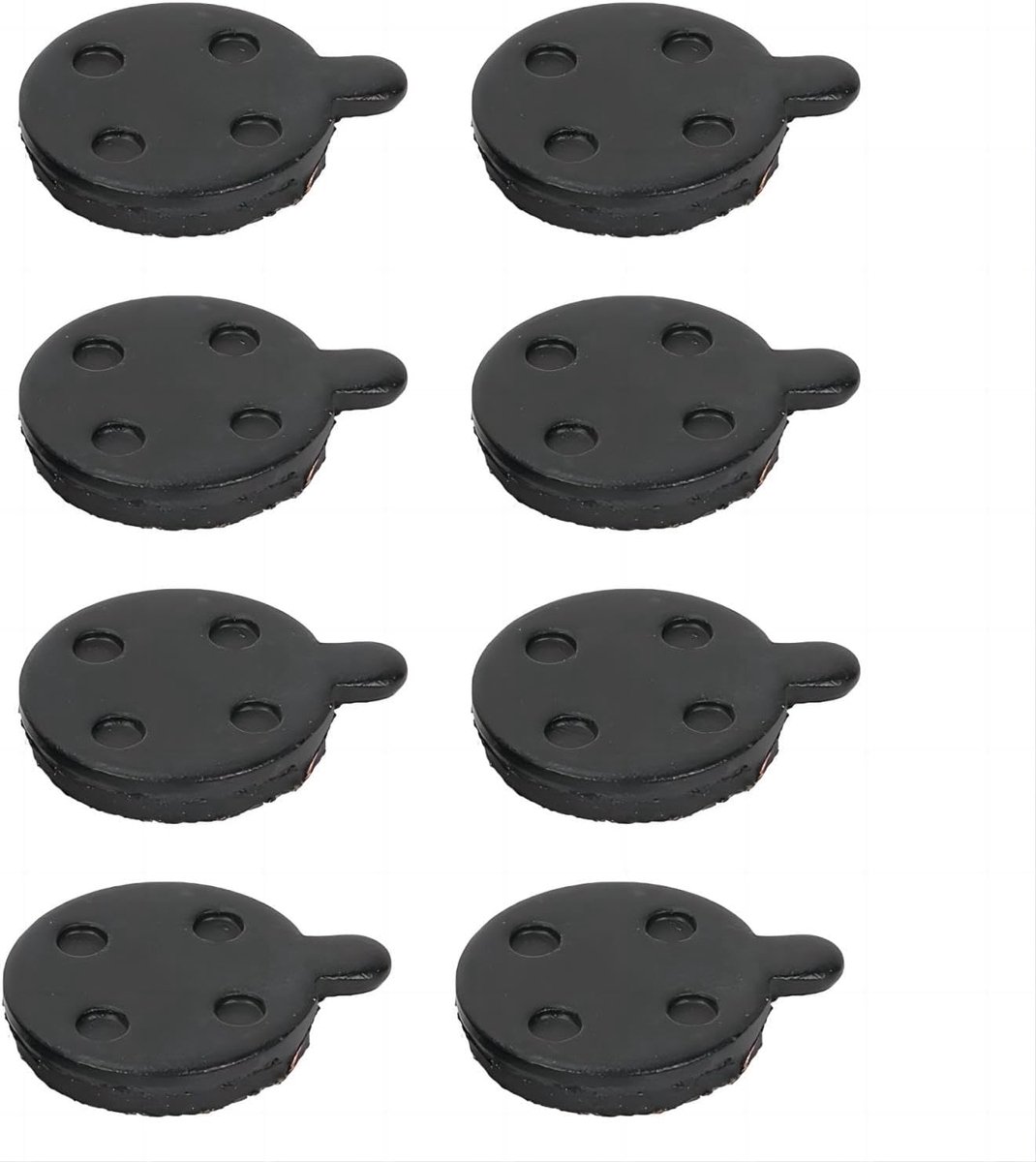 schijfremblokken, 4 paar remblokken, elektrische scooter, halfmetaal, schijfremvoering, reserveonderdelen voor 10 inch elektrische scooter