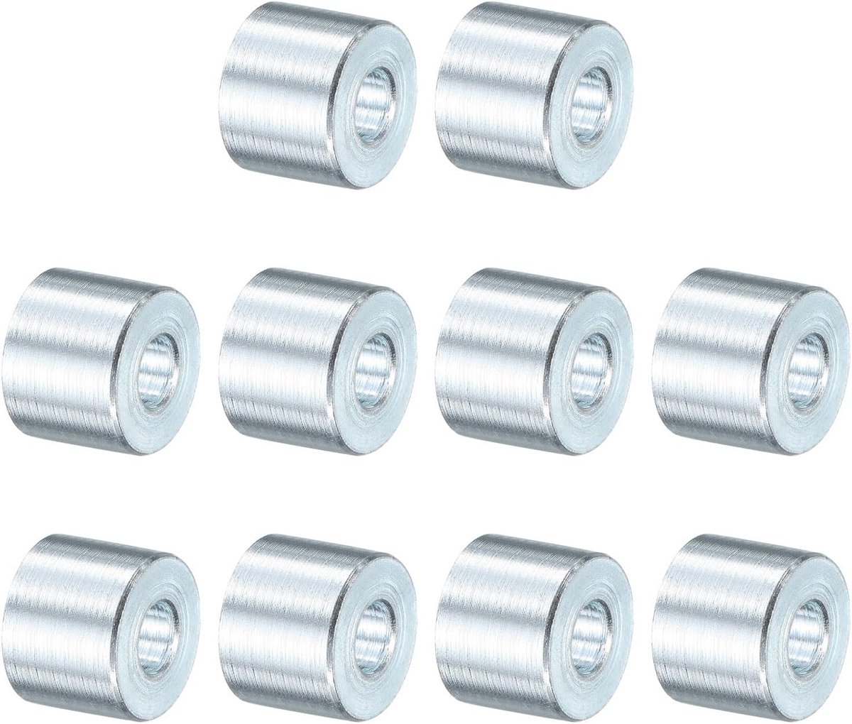 10 stuks verzinkt stalen afstandhouders 5/16" boring x 3/4" buitendiameter x 3/4" lengte ongedraaide afstandhouder ronde metalen afstandhouder geschikt voor M12 schroeven bouten