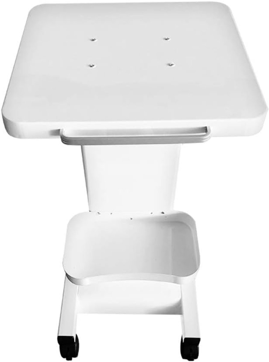 Multifunctionele wagen met 2 EU-stopcontacten en 4 universele wielen, gewichtscapaciteit 40 kg, voor laboratorium, kliniek, schoonheidssalon, salon