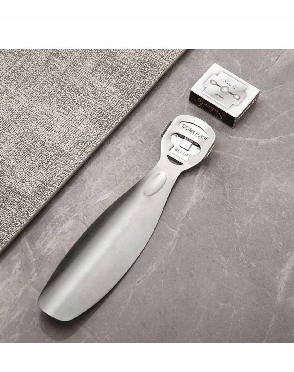 Professionele Metalen Hielrasp voor Voetverzorging & Pedicure