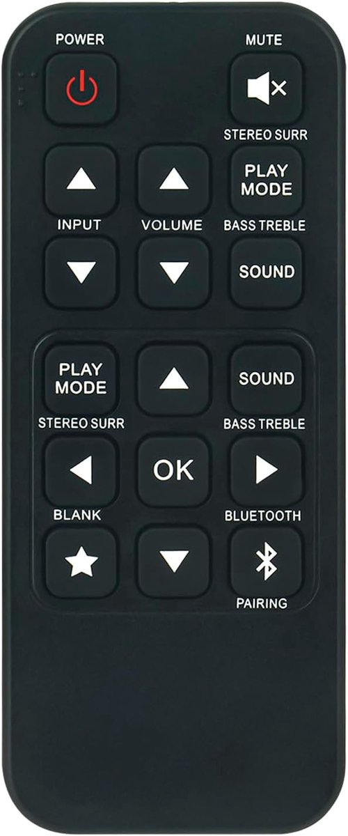 ALLIMITY Replacement remote control compatible with CANTON Digital Movie Soundbar DM55 DM-55 DM 55 - DM55 DM-55 DM 55 - ShopVlot