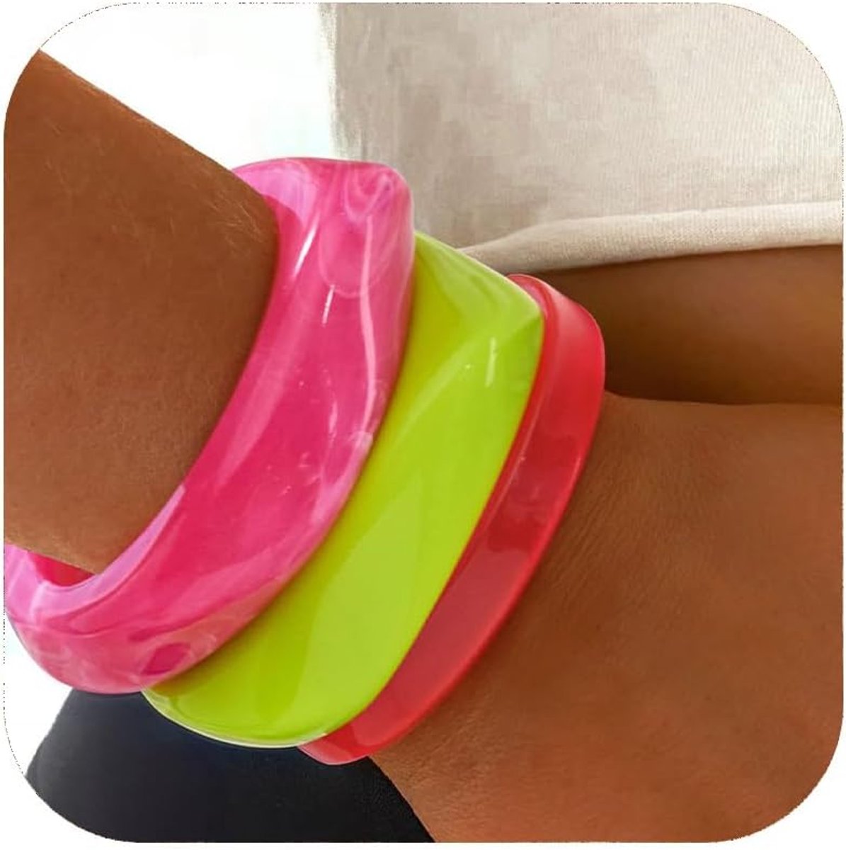 armbanden voor vrouwen - 5-delige set - kleurrijk - perfect voor elke gelegenheid - SnelShoppen