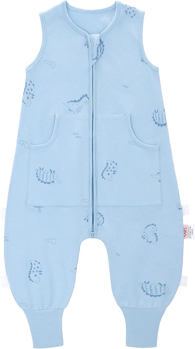Baby slaapzak met voeten - 100% katoen - ademend en warm - ideaal voor een goede nachtrust - SnelShoppen