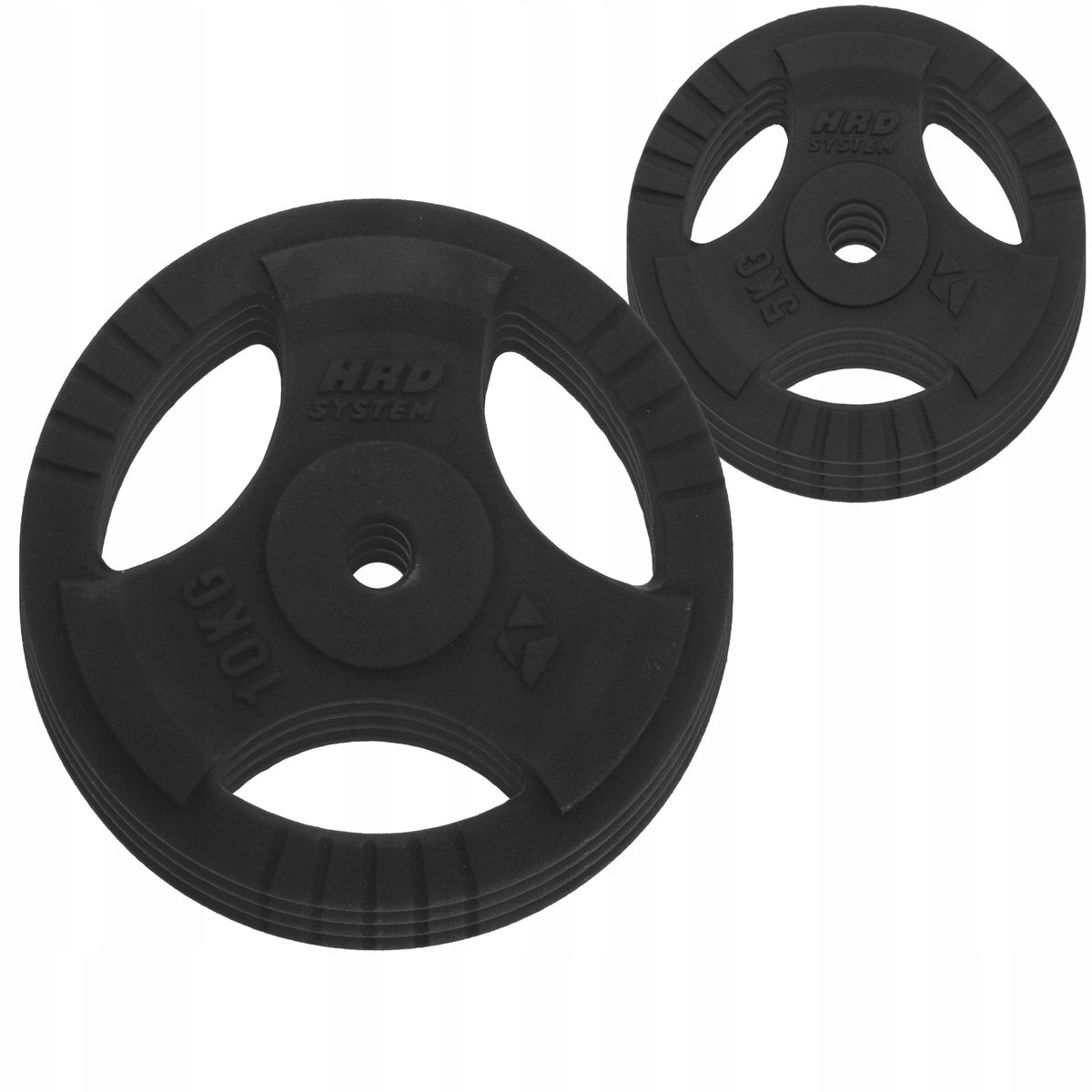Merkloos IJzeren Halterset 60kg - Tri-Grip Schijven 29mm