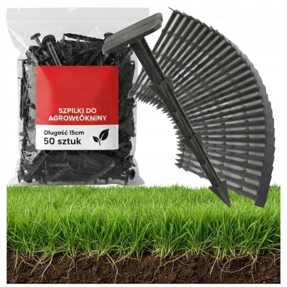 50x Sterke Grondpennen 15cm voor Agrilinten en Folie