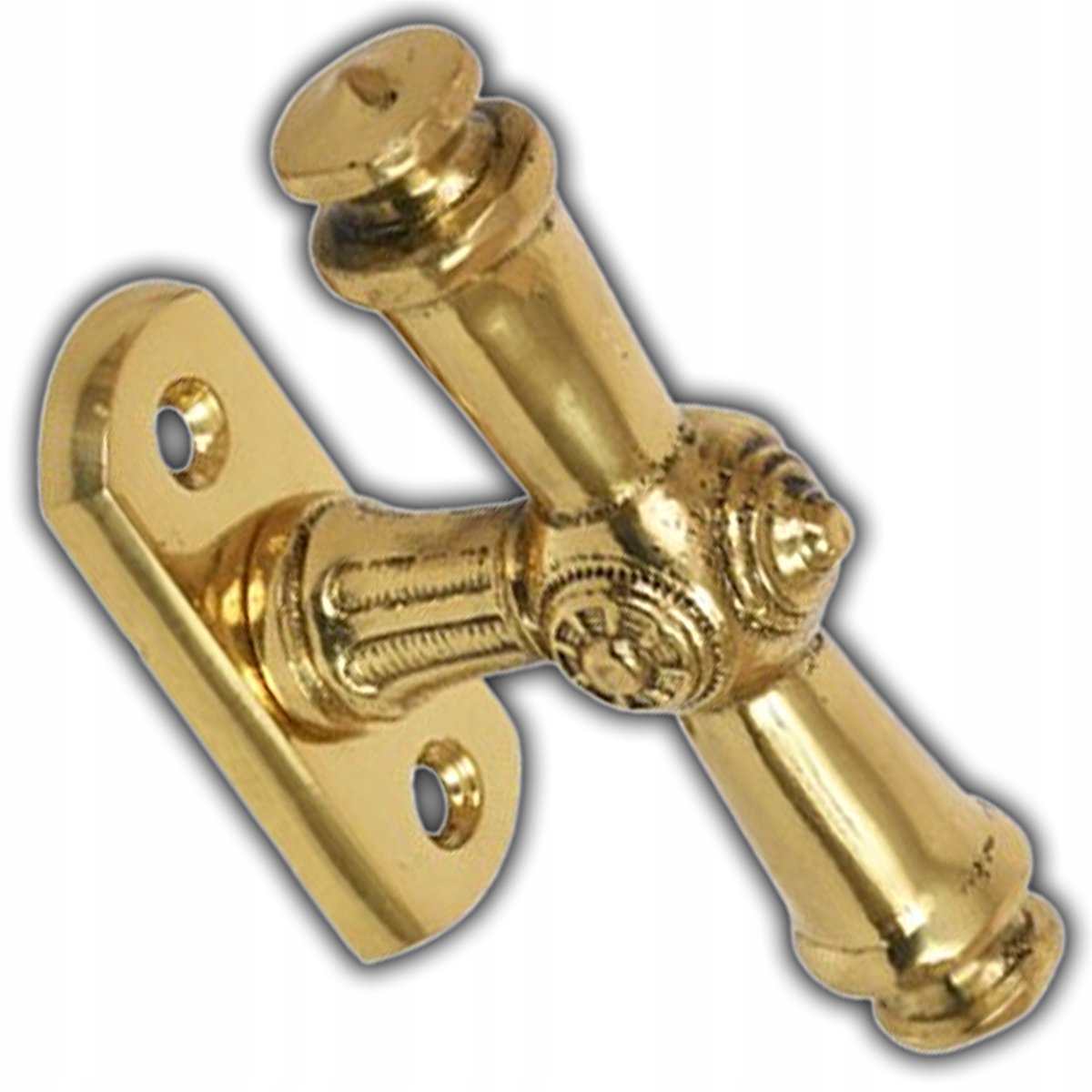 Messing Raamklink KO-8 - Decoratieve Retro Stijl, Gouden Afwerking
