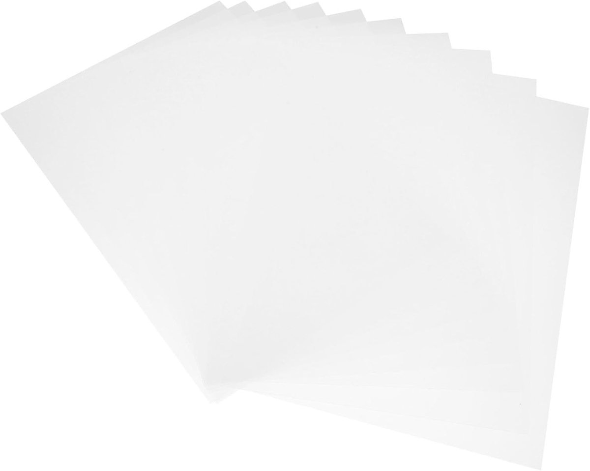 10 stuks zeer transparante pvc-harde platen, doorzichtige kunststof folie voor doe-het-zelf fotolijstafdekking en veelzijdige knutselprojecten, transparante afdekking voor lijsten