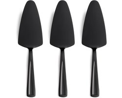 Taartmes Set, GoGeiLi 23,6 cm Roestvrijstalen Dessert Server Spatel voor Pizza, Gebak en Kaas, Set van 3, Vaatwasmachinebestendig