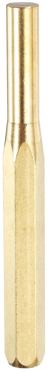 Messing Punch 5/16" niet-metalen aandrijfpenpunch cilindrische uitlijningspunten voor horlogereparatie, sieraden en handwerk