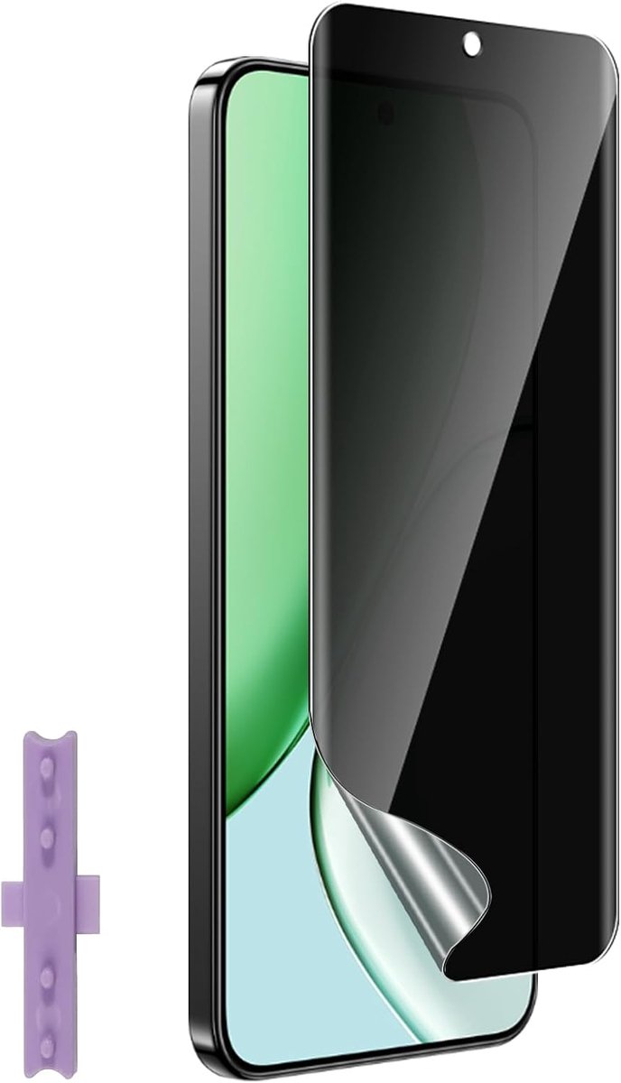 Privacyfolie, compatibel met Honor Magic 8 Lite, geen glas, hardheid anti-spy, hydrogel-display, anti-spion, privacyfilm, eenvoudige installatie